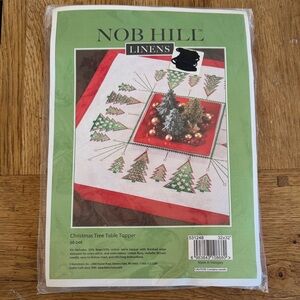 Nob Hill Lines Christmas Tree Table Topper Kit